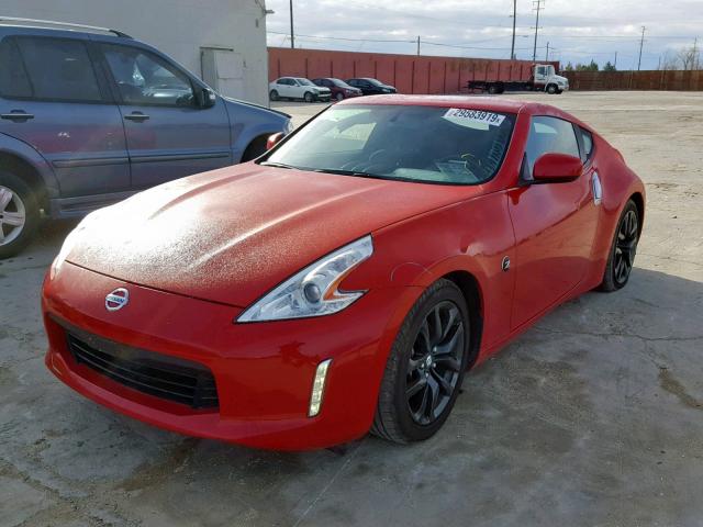 JN1AZ4EHXHM954732 - 2017 NISSAN 370Z BASE RED photo 2