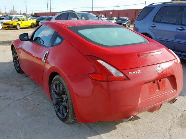 JN1AZ4EHXHM954732 - 2017 NISSAN 370Z BASE RED photo 3