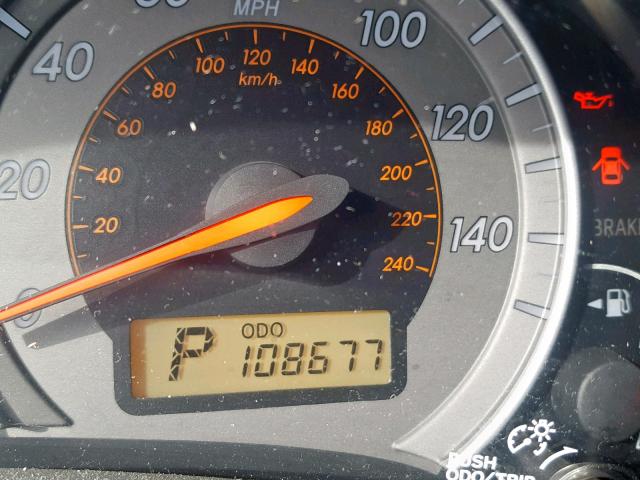 1NXBE40E29Z025027 - 2009 TOYOTA COROLLA XR 石墨色 照片 8