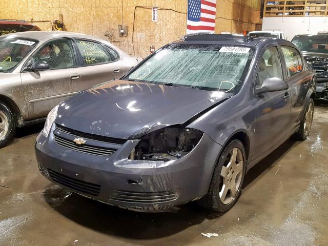 1G1AM58BX87279772 - 2008 CHEVROLET COBALT SPO CHARCOAL photo 2