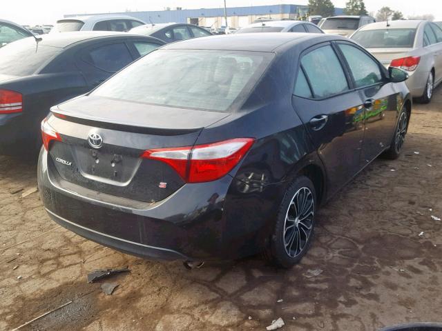 2T1BURHE7FC260539 - 2015 TOYOTA COROLLA L BLACK photo 4