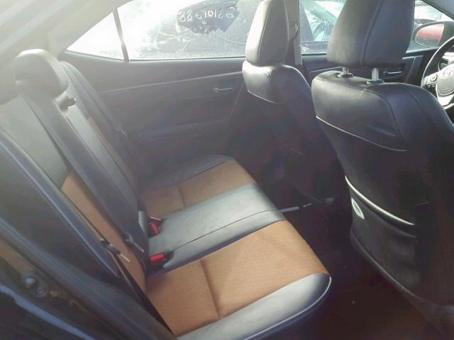 2T1BURHE7FC260539 - 2015 TOYOTA COROLLA L BLACK photo 6