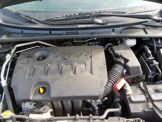 2T1BURHE7FC260539 - 2015 TOYOTA COROLLA L BLACK photo 7