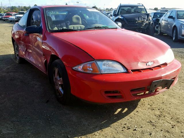 1G1JS124727263416 - 2002 CHEVROLET CAVALIER L RED photo 1