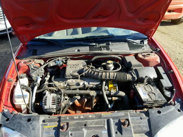 1G1JS124727263416 - 2002 CHEVROLET CAVALIER L RED photo 7