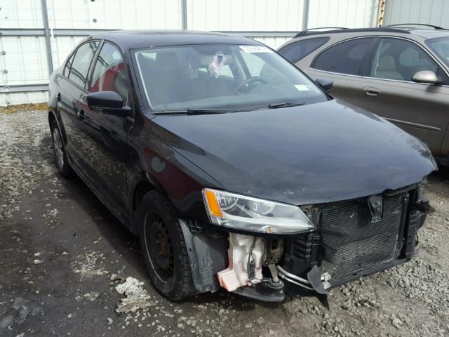 3VW2K7AJ9BM077353 - 2011 VOLKSWAGEN JETTA BASE BLACK photo 1