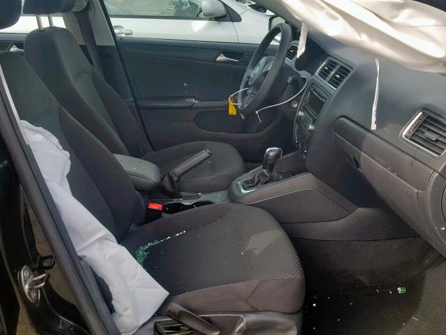 3VW2K7AJ6DM370811 - 2013 VOLKSWAGEN JETTA BASE BLACK photo 5