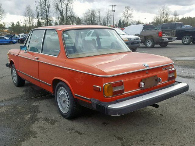 2740513 - 1976 BMW 2002 ORANGE photo 3