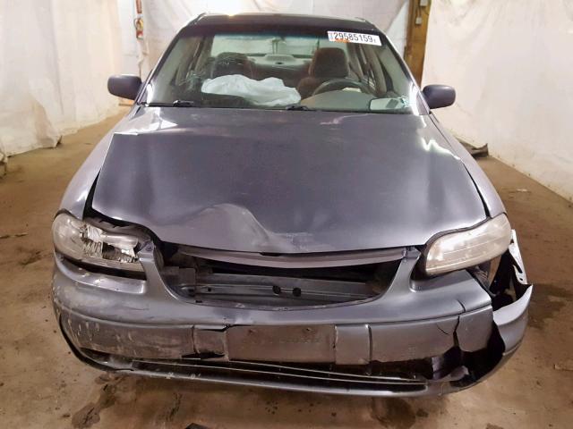 1G1ND52F95M163991 - 2005 CHEVROLET CLASSIC GRAY photo 9