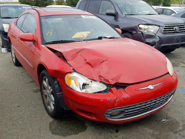 4C3AG52H81E093406 - 2001 CHRYSLER SEBRING LX RED photo 1