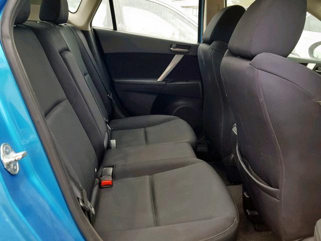 JM1BL1K67B1422237 - 2011 MAZDA 3 S BLUE photo 6