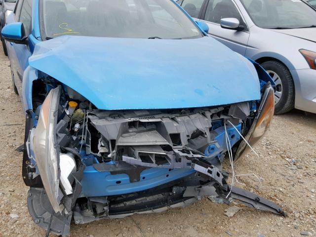 JM1BL1K67B1422237 - 2011 MAZDA 3 S BLUE photo 9