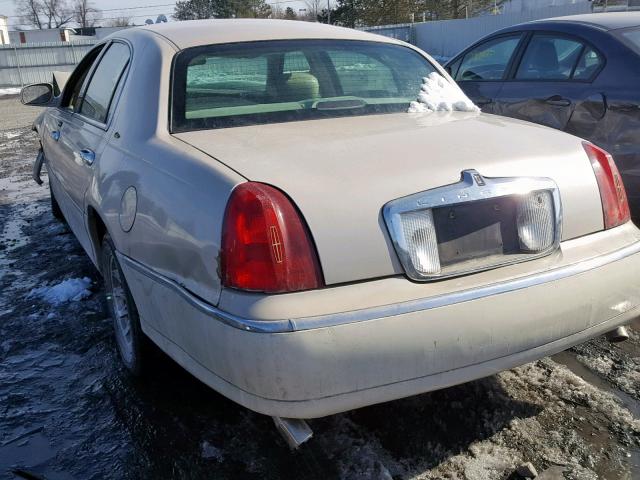 1LNHM83W91Y680324 - 2001 LINCOLN TOWN CAR C WHITE photo 3