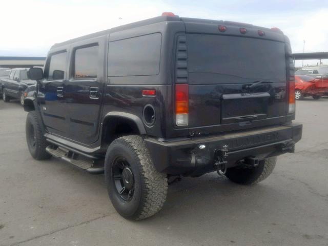 5GRGN23U53H139295 - 2003 HUMMER H2 BLACK photo 3