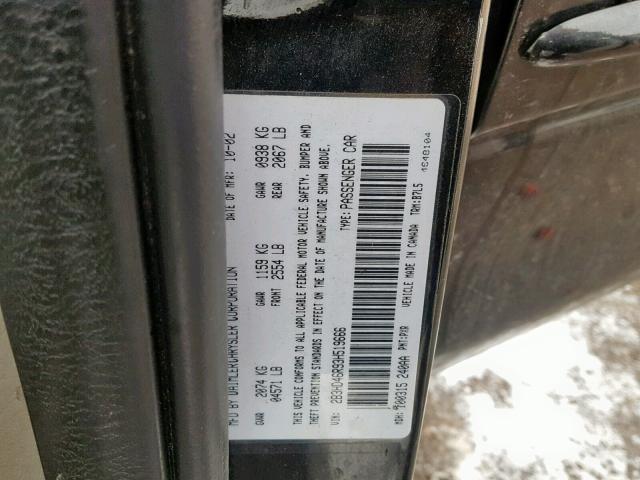 2B3HD46R93H519666 - 2003 DODGE INTREPID S Qara foto 10