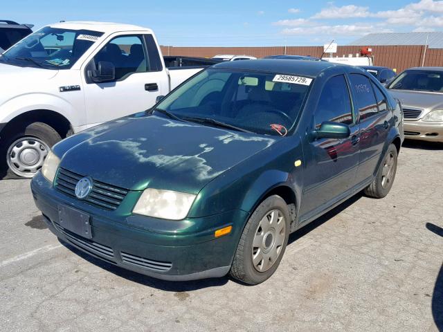 3VWRC29M0XM062471 - 1999 VOLKSWAGEN JETTA GL GREEN photo 2