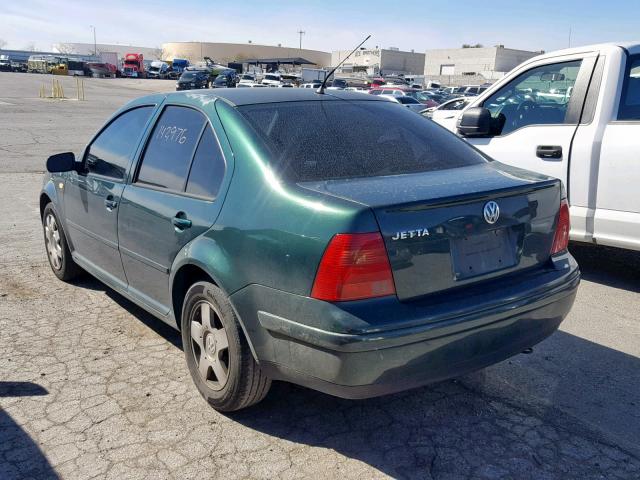 3VWRC29M0XM062471 - 1999 VOLKSWAGEN JETTA GL GREEN photo 3