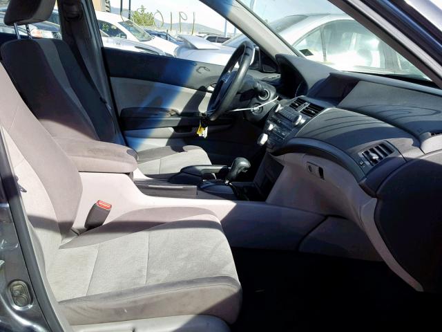 1HGCP26449A179411 - 2009 HONDA ACCORD LXP GRAY photo 5