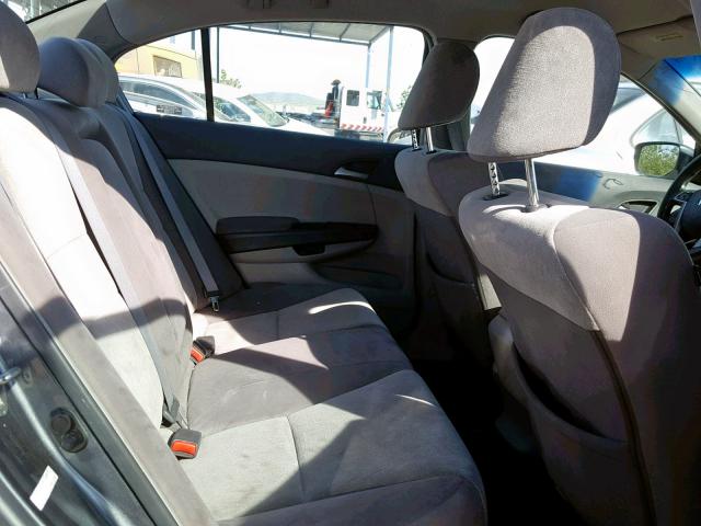 1HGCP26449A179411 - 2009 HONDA ACCORD LXP GRAY photo 6