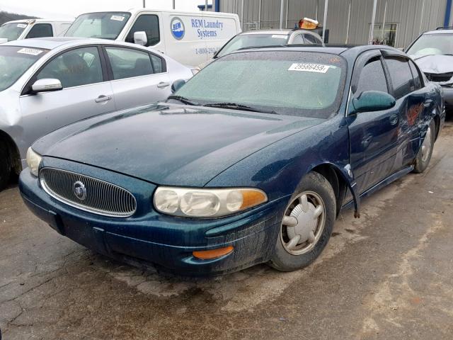 1G4HP54K0Y4188560 - 2000 BUICK LESABRE CU GREEN photo 2