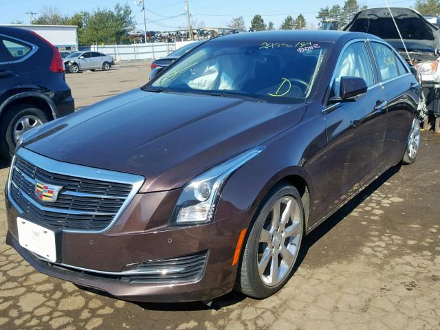 1G6AH5RX5G0113580 - 2016 CADILLAC ATS LUXURY BROWN photo 2