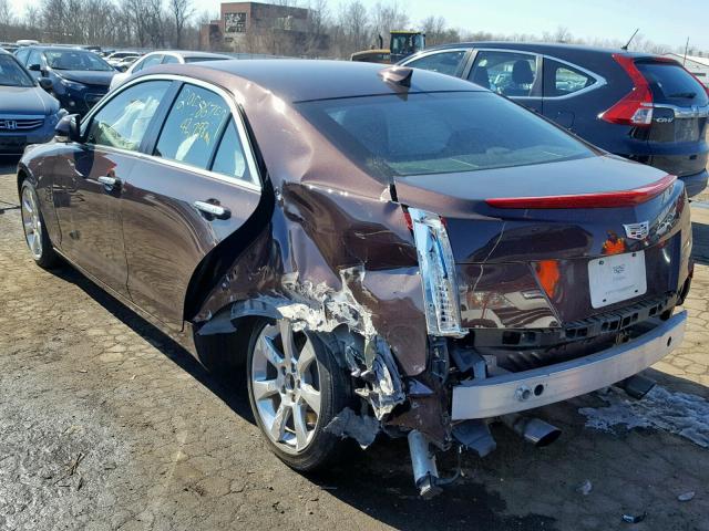 1G6AH5RX5G0113580 - 2016 CADILLAC ATS LUXURY BROWN photo 3