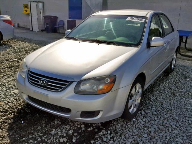 KNAFE221095586645 - 2009 KIA SPECTRA EX SILVER photo 2