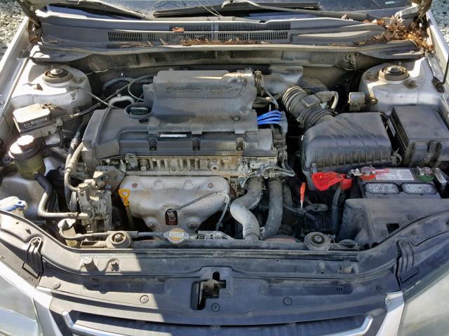 KNAFE221095586645 - 2009 KIA SPECTRA EX SILVER photo 7