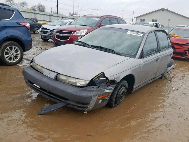 1G8ZG5287TZ351307 - 1996 SATURN SL1 SILVER photo 2