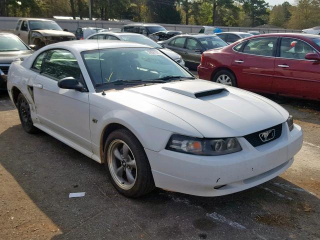 1FAFP42XX2F126329 - 2002 FORD MUSTANG GT WHITE photo 1