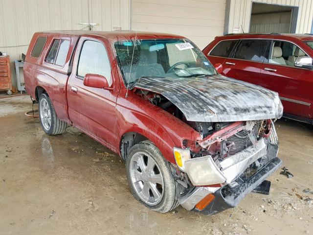 4TANL42N1WZ148588 - 1998 TOYOTA TACOMA RED photo 1