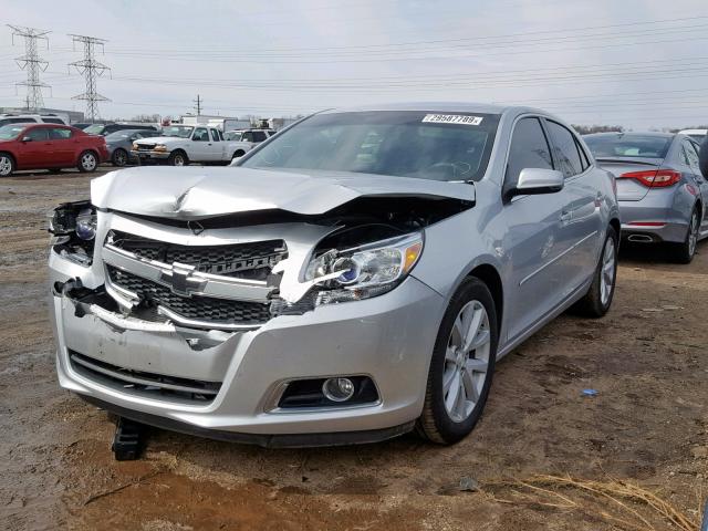 1G11E5SA6DF138081 - 2013 CHEVROLET MALIBU 2LT SILVER photo 2