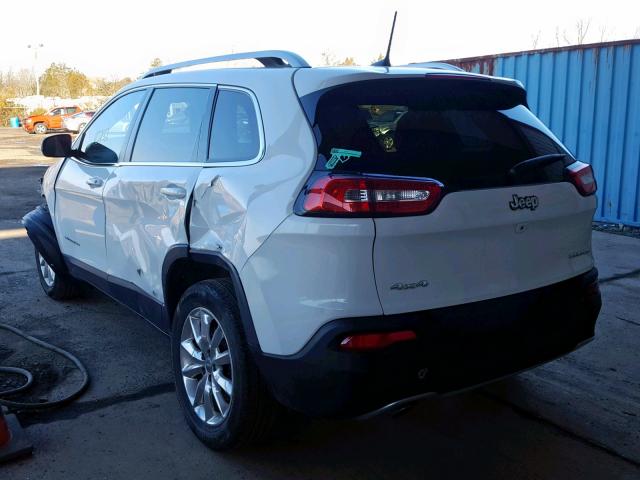 1C4PJMDB9GW154132 - 2016 JEEP CHEROKEE L WHITE photo 3