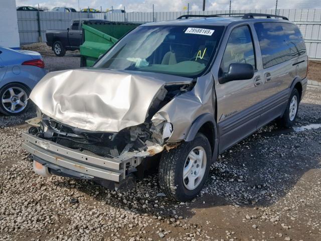 1GMDX03E82D184731 - 2002 PONTIAC MONTANA GRAY photo 2