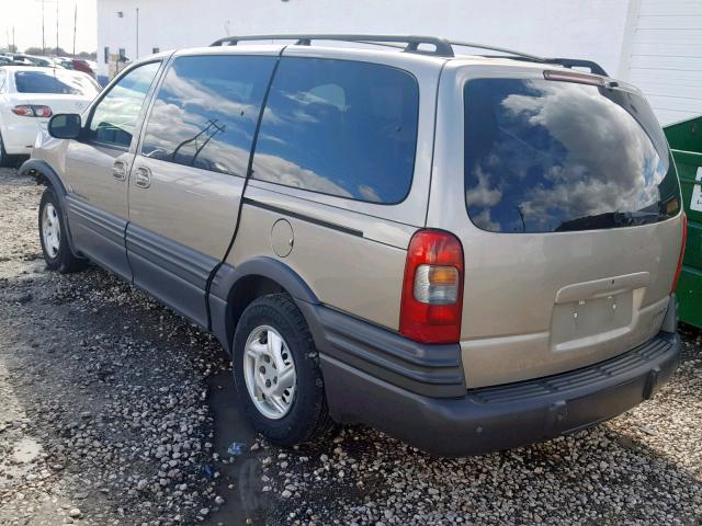 1GMDX03E82D184731 - 2002 PONTIAC MONTANA GRAY photo 3