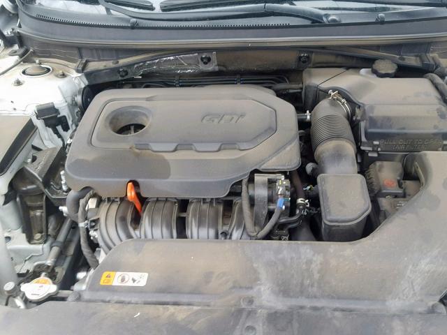 5NPE34AF0HH573504 - 2017 HYUNDAI SONATA SPO WHITE photo 7