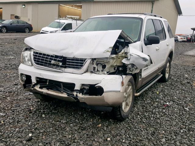 1FMZU74W64ZB10342 - 2004 FORD EXPLORER E WHITE photo 2