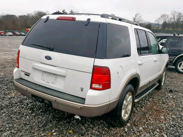 1FMZU74W64ZB10342 - 2004 FORD EXPLORER E WHITE photo 4