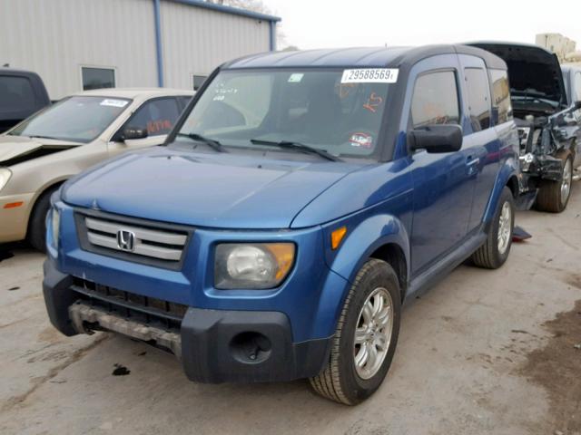 5J6YH18768L015447 - 2008 HONDA ELEMENT EX BLUE photo 2