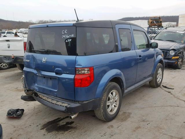 5J6YH18768L015447 - 2008 HONDA ELEMENT EX BLUE photo 4