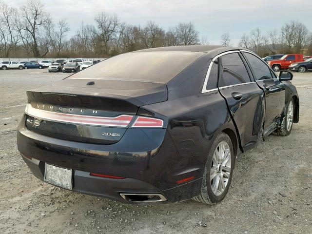 3LN6L2J91FR626445 - 2015 LINCOLN MKZ BLACK photo 4