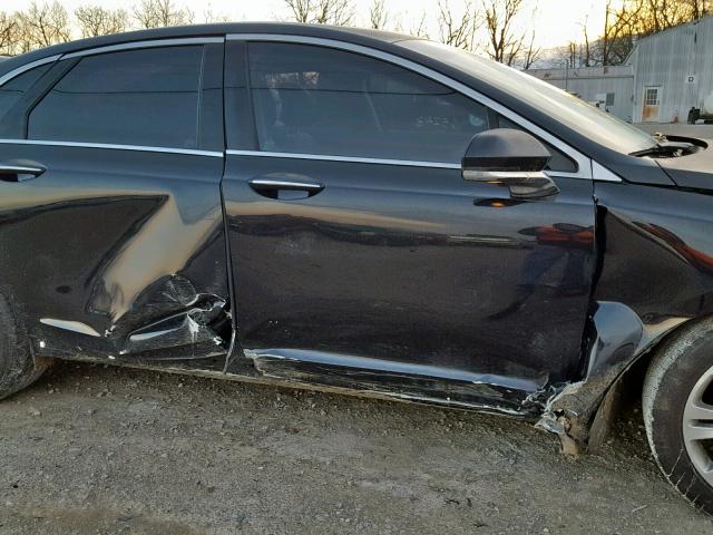 3LN6L2J91FR626445 - 2015 LINCOLN MKZ BLACK photo 9