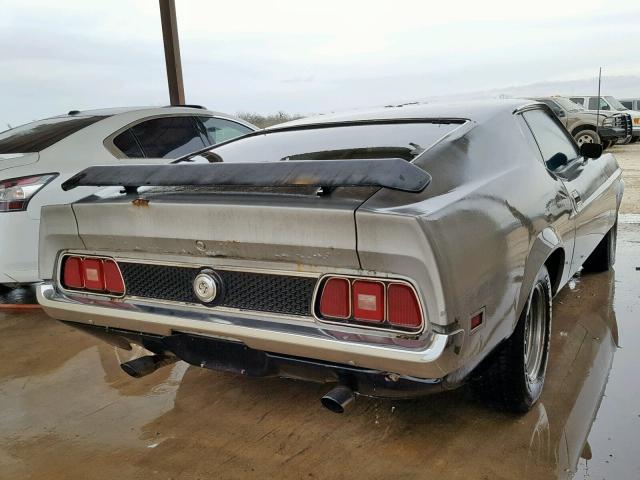 1FO5J192502 - 1971 FORD MUSTANG GRAY photo 4