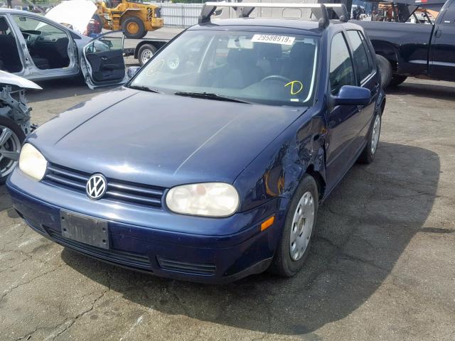 9BWFK61J334048867 - 2003 VOLKSWAGEN GOLF GL BLUE photo 2