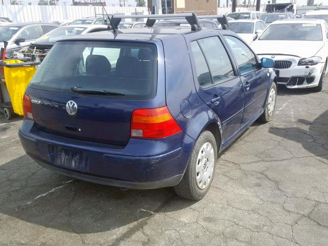 9BWFK61J334048867 - 2003 VOLKSWAGEN GOLF GL BLUE photo 4