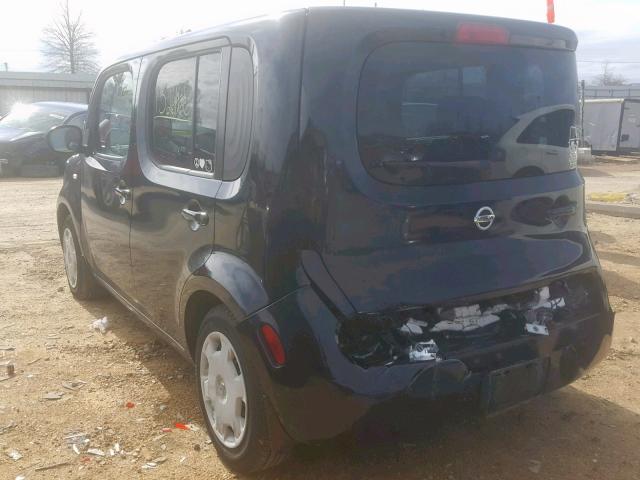 JN8AZ2KR2BT213104 - 2011 NISSAN CUBE BASE BLACK photo 3