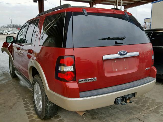 1FMEU7EE3AUA26377 - 2010 FORD EXPLORER E RED photo 3