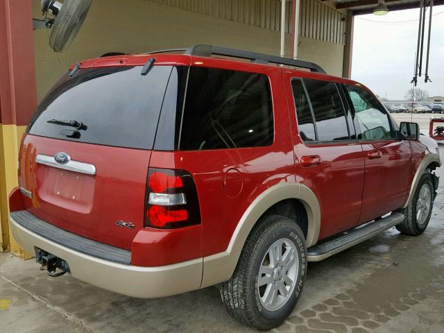 1FMEU7EE3AUA26377 - 2010 FORD EXPLORER E RED photo 4