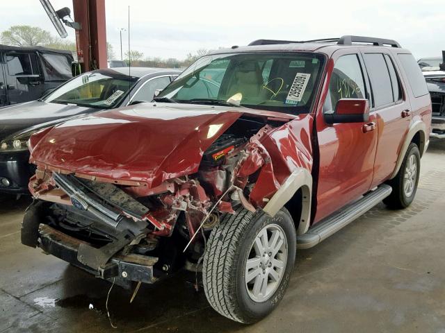 1FMEU7EE3AUA26377 - 2010 FORD EXPLORER E RED photo 9