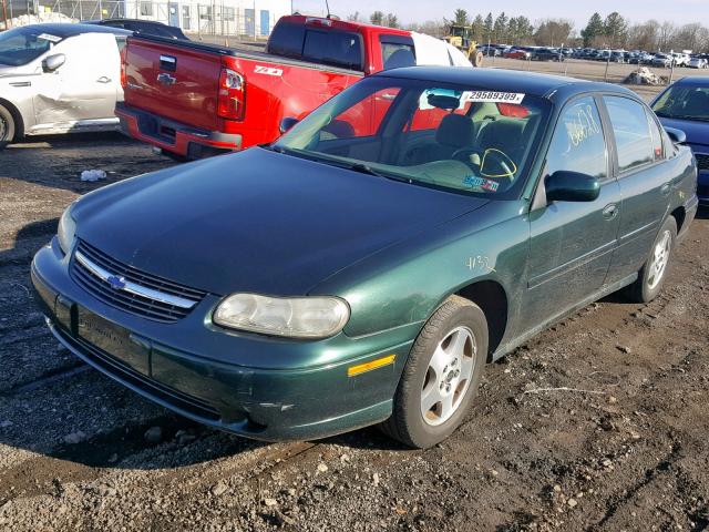1G1NE52JX3M687732 - 2003 CHEVROLET MALIBU LS GREEN photo 2